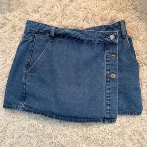 SHEIN Blue Denim Skort